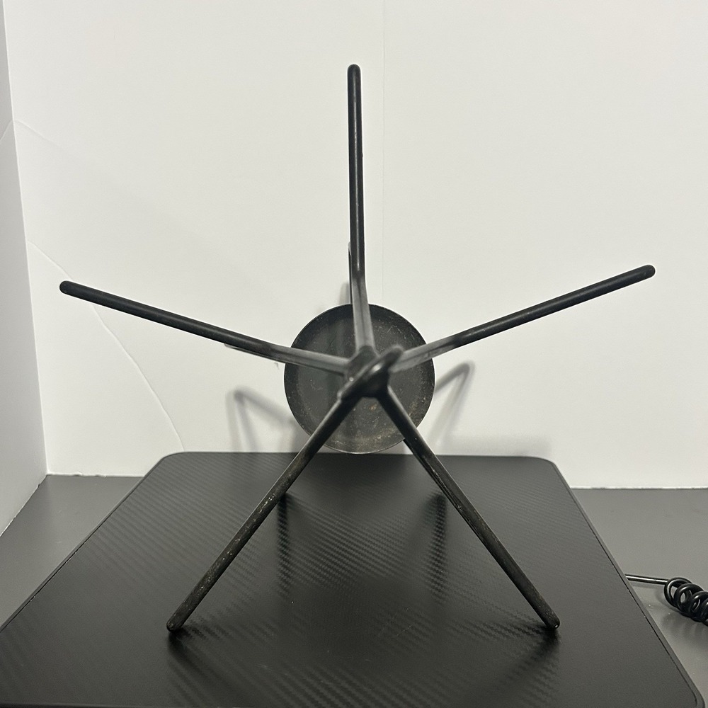 Wrought Iron 3D Star Pillar Candle Holder 12" Primitive - Picture 3 of 9